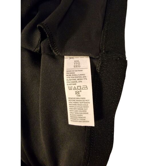 Old Navy Active Powersoft Sports Bra XXL Light Support Built-In Bra Floral Print - Picture 4 of 4